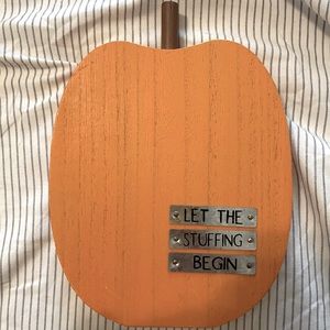 Small Pumpkin Sign